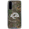 NFL Los Angeles Rams Realtree Xtra Green Camo Galaxy A36 5G Clear Case