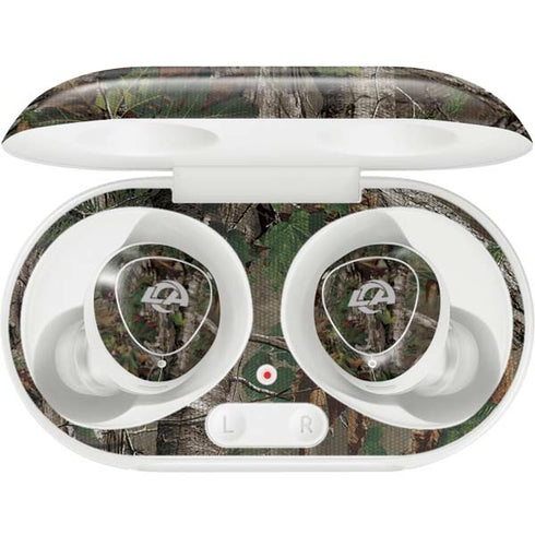 NFL Los Angeles Rams Realtree Xtra Green Camo Galaxy Buds Plus Skin