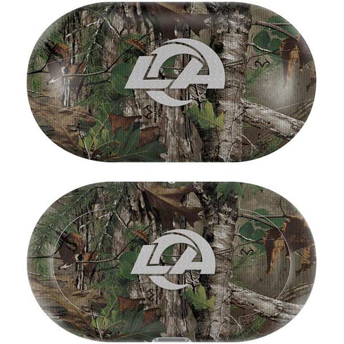 NFL Los Angeles Rams Realtree Xtra Green Camo Galaxy Buds Plus Skin