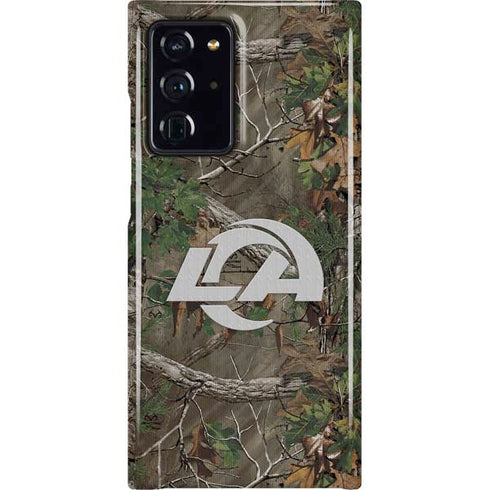 NFL Los Angeles Rams Realtree Xtra Green Camo Galaxy Cases
