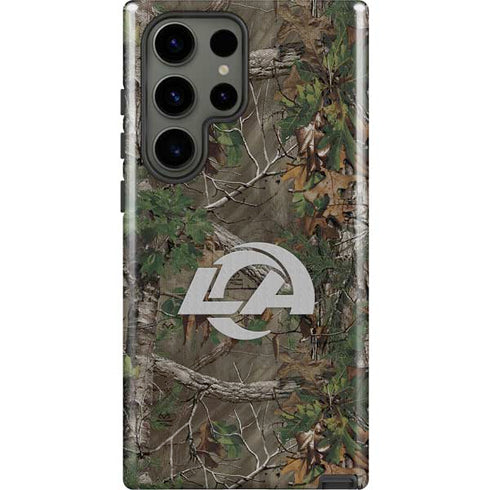 NFL Los Angeles Rams Realtree Xtra Green Camo Galaxy S23 Ultra Pro Case