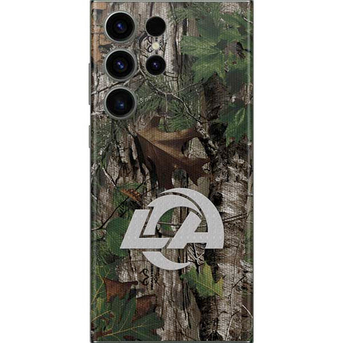 NFL Los Angeles Rams Realtree Xtra Green Camo Galaxy Skins