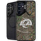 NFL Los Angeles Rams Realtree Xtra Green Camo Galaxy S24 FE Kickstand Case