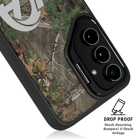 NFL Los Angeles Rams Realtree Xtra Green Camo Galaxy S24 FE Kickstand Case