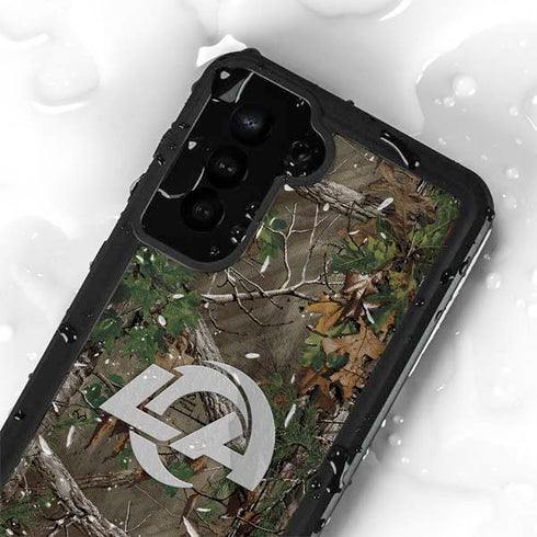 NFL Los Angeles Rams Realtree Xtra Green Camo Galaxy S24 Plus Waterproof Case