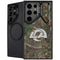 NFL Los Angeles Rams Realtree Xtra Green Camo Galaxy S24 Ultra Kickstand Case