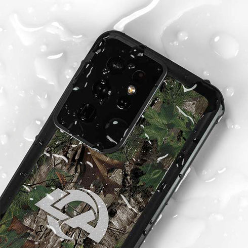 NFL Los Angeles Rams Realtree Xtra Green Camo Galaxy S24 Ultra Waterproof Case
