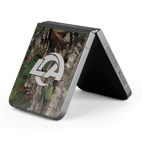 NFL Los Angeles Rams Realtree Xtra Green Camo Galaxy Z Flip6 Skin