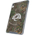 NFL Los Angeles Rams Realtree Xtra Green Camo iPad 11th Gen (2025) Clear Case