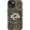 NFL Los Angeles Rams Realtree Xtra Green Camo iPhone 15 Impact Case