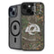 NFL Los Angeles Rams Realtree Xtra Green Camo iPhone 15 Plus Kickstand Case