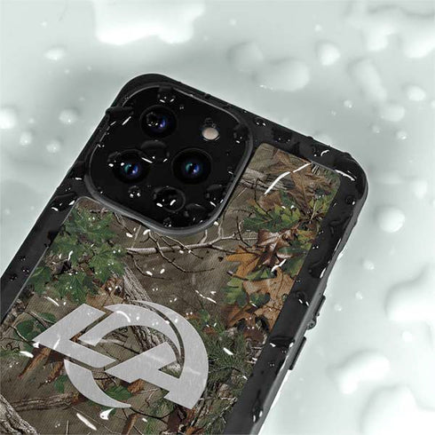 NFL Los Angeles Rams Realtree Xtra Green Camo iPhone 15 Pro Waterproof Case