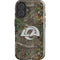 NFL Los Angeles Rams Realtree Xtra Green Camo iPhone 16 Impact Case