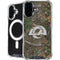 NFL Los Angeles Rams Realtree Xtra Green Camo iPhone 16 MagSafe Case