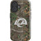 NFL Los Angeles Rams Realtree Xtra Green Camo iPhone 16 Plus Impact Case