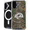 NFL Los Angeles Rams Realtree Xtra Green Camo iPhone 16 Plus MagSafe Case