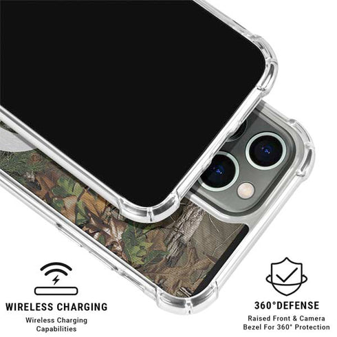 NFL Los Angeles Rams Realtree Xtra Green Camo iPhone 16 Pro Clear Case