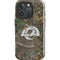 NFL Los Angeles Rams Realtree Xtra Green Camo iPhone 16 Pro Max Impact Case