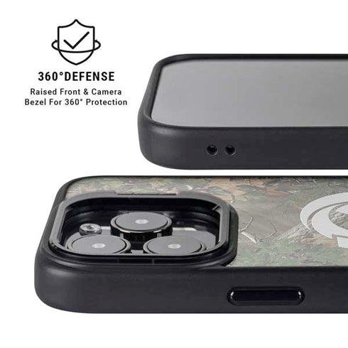 NFL Los Angeles Rams Realtree Xtra Green Camo iPhone 16 Pro Max Kickstand Case