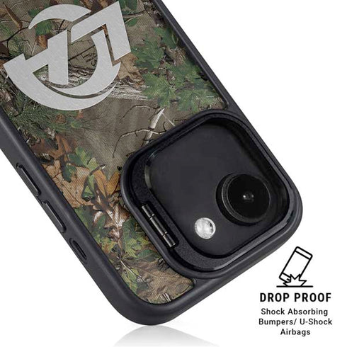NFL Los Angeles Rams Realtree Xtra Green Camo iPhone 16e Kickstand Case