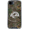 NFL Los Angeles Rams Realtree Xtra Green Camo iPhone 16e Clear Case