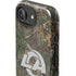 NFL Los Angeles Rams Realtree Xtra Green Camo iPhone 16e Impact Case