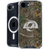 NFL Los Angeles Rams Realtree Xtra Green Camo iPhone 16e MagSafe Case