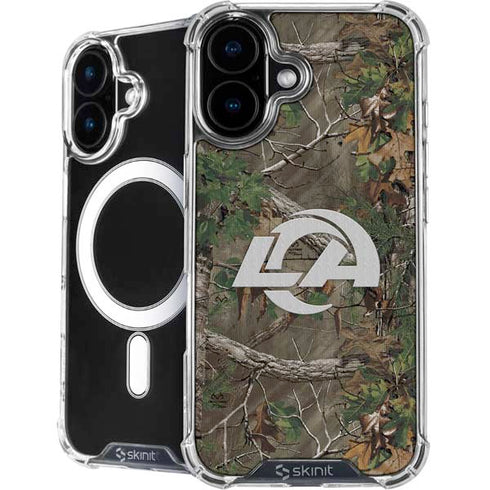 NFL Los Angeles Rams Realtree Xtra Green Camo iPhone 17 MagSafe Case