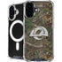 NFL Los Angeles Rams Realtree Xtra Green Camo iPhone 17 MagSafe Case