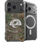 NFL Los Angeles Rams Realtree Xtra Green Camo iPhone 18 Pro MagSafe Case