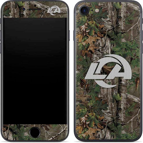 NFL Los Angeles Rams Realtree Xtra Green Camo iPhone 8 Skin
