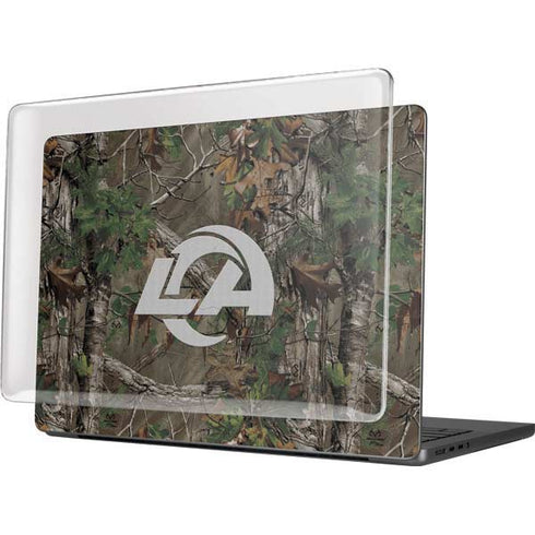 NFL Los Angeles Rams Realtree Xtra Green Camo MacBook Pro 14in (2021-24) Case plus Skin