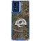 NFL Los Angeles Rams Realtree Xtra Green Camo Moto G 5G (2024) Clear Case