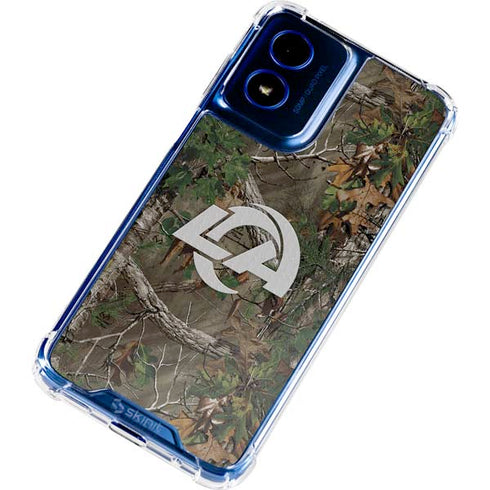 NFL Los Angeles Rams Realtree Xtra Green Camo Moto G 5G (2024) Clear Case