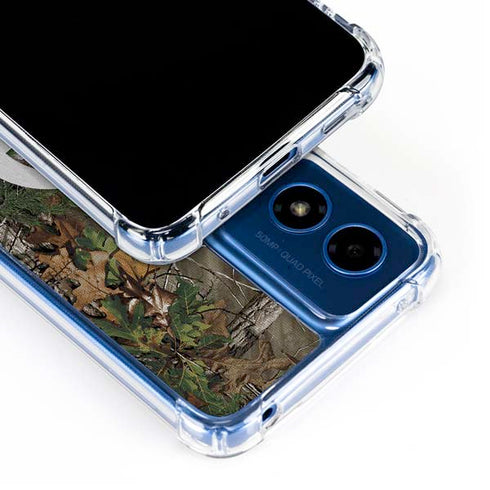 NFL Los Angeles Rams Realtree Xtra Green Camo Moto G 5G (2024) Clear Case