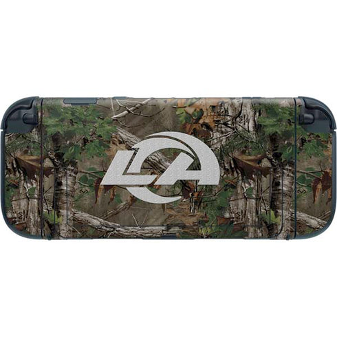 NFL Los Angeles Rams Realtree Xtra Green Camo Nintendo Switch 2 (2025) with Joy-Con Skin
