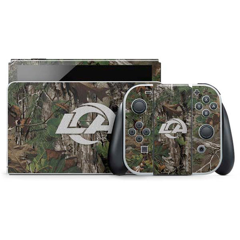 NFL Los Angeles Rams Realtree Xtra Green Camo Nintendo Skins