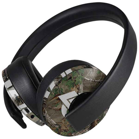 NFL Los Angeles Rams Realtree Xtra Green Camo PlayStation 4 Gold Wireless Headset Skin