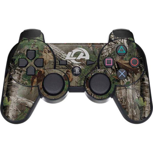 NFL Los Angeles Rams Realtree Xtra Green Camo PS3 Dual Shock wireless controller Skin