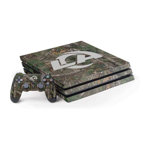 NFL Los Angeles Rams Realtree Xtra Green Camo PlayStation PS4 Skins