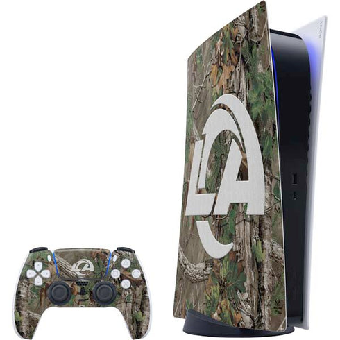 NFL Los Angeles Rams Realtree Xtra Green Camo PlayStation PS5 Skins