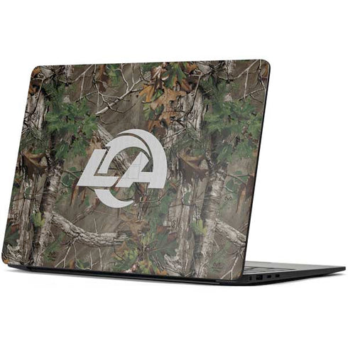 NFL Los Angeles Rams Realtree Xtra Green Camo Surface Laptop 7 15in Skin