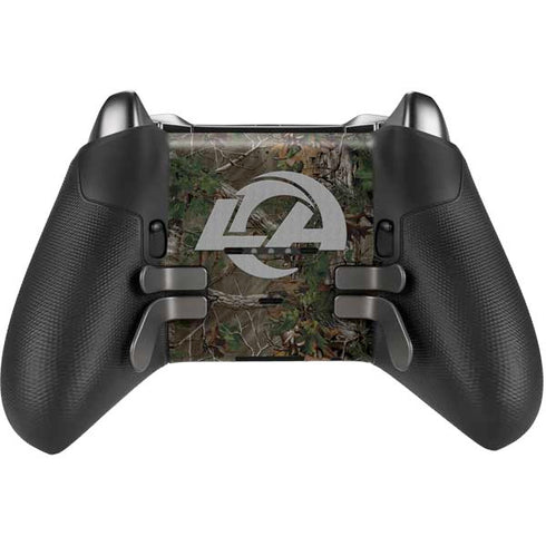NFL Los Angeles Rams Realtree Xtra Green Camo Xbox Elite Wireless Controller Series 2 Skin