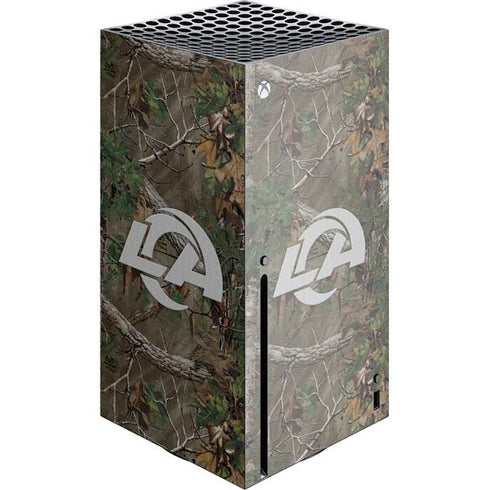 NFL Los Angeles Rams Realtree Xtra Green Camo Xbox Series X Skins