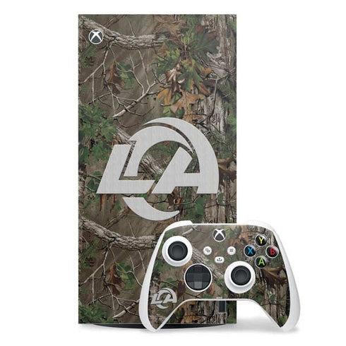NFL Los Angeles Rams Realtree Xtra Green Camo Xbox Series X Skins
