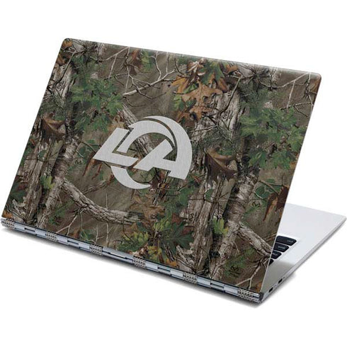 NFL Los Angeles Rams Realtree Xtra Green Camo Yoga 910 2-in-1 14in Touch-Screen Skin
