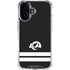 NFL Los Angeles Rams Shutout iPhone 16 Plus Clear Case