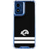 NFL Los Angeles Rams Shutout Moto G 5G (2024) Clear Case