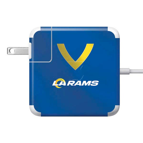 NFL Los Angeles Rams Team Jersey 85W Power Adapter (15 and 17 inch MacBook Pro Charger) Skin