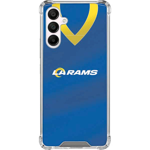 NFL Los Angeles Rams Team Jersey Galaxy A16 5G Clear Case